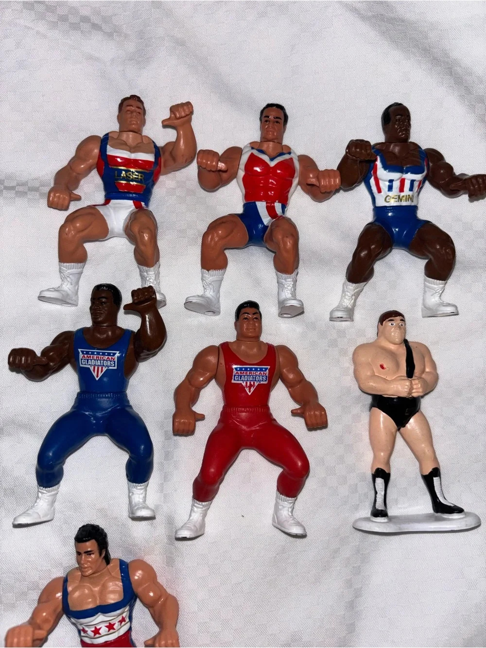 WWF Star Toys PVC Mini Figures Lot Hulk Hogan Lex Luger Wrestling